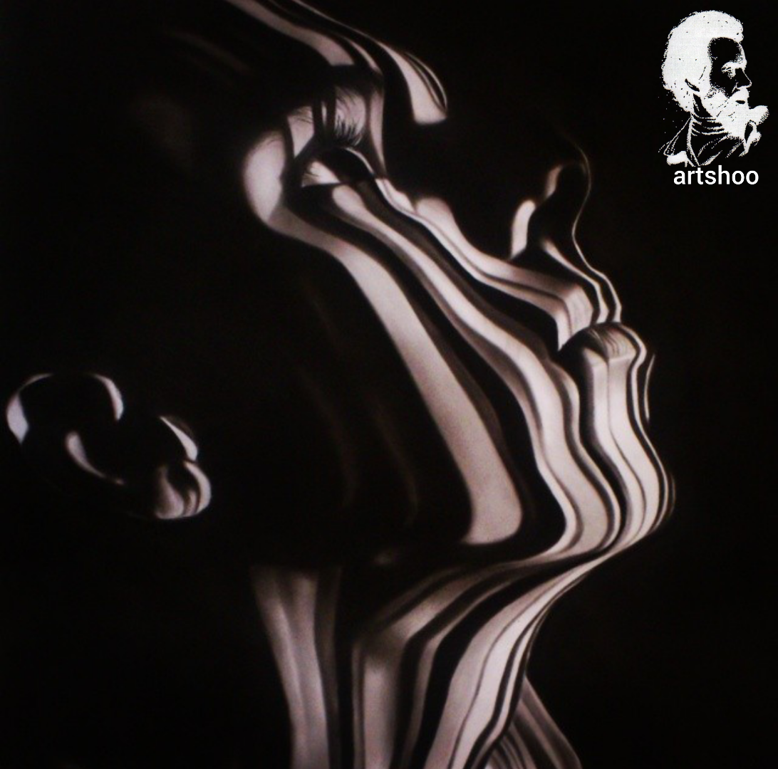 سیاه قلم مدل مداد سفید